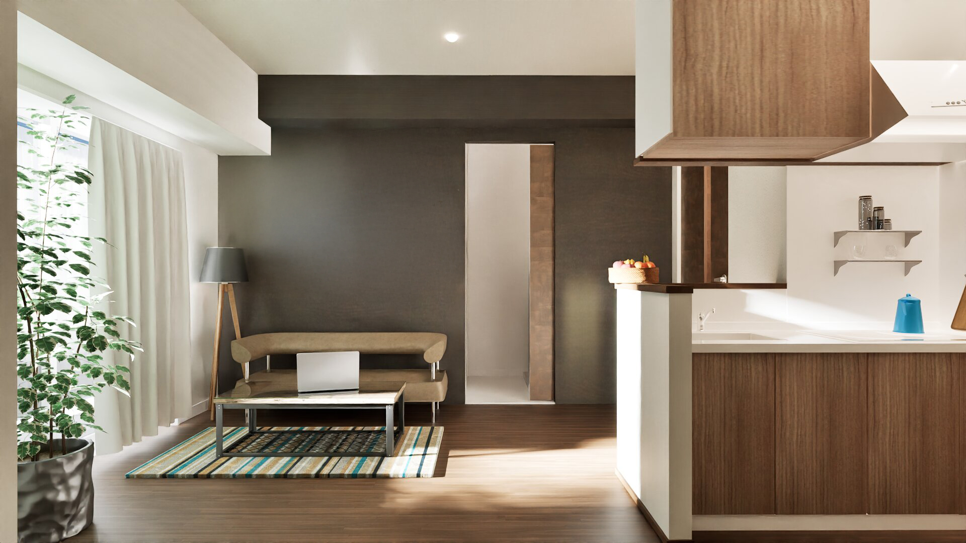 森林黑暗的室內圖像