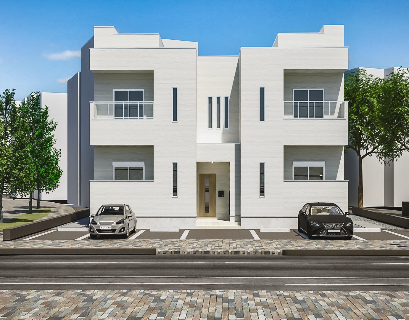 閃亮的白色外觀圖像