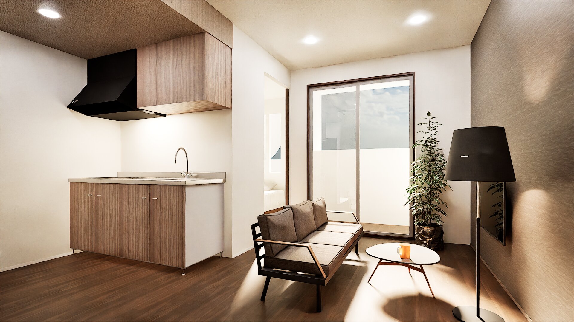 胡桃咖啡館的室內形象