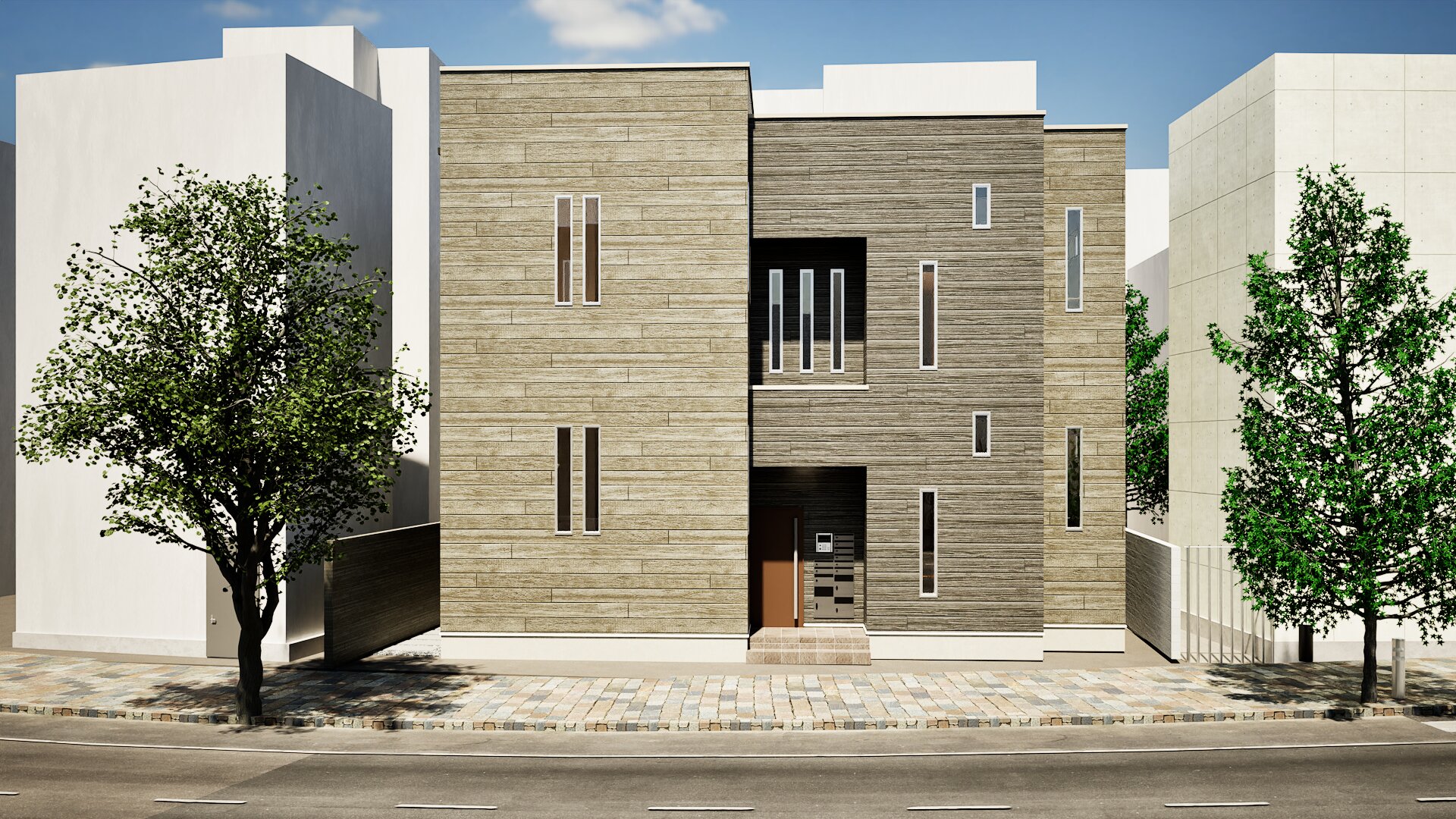 森林黑暗的外部形象