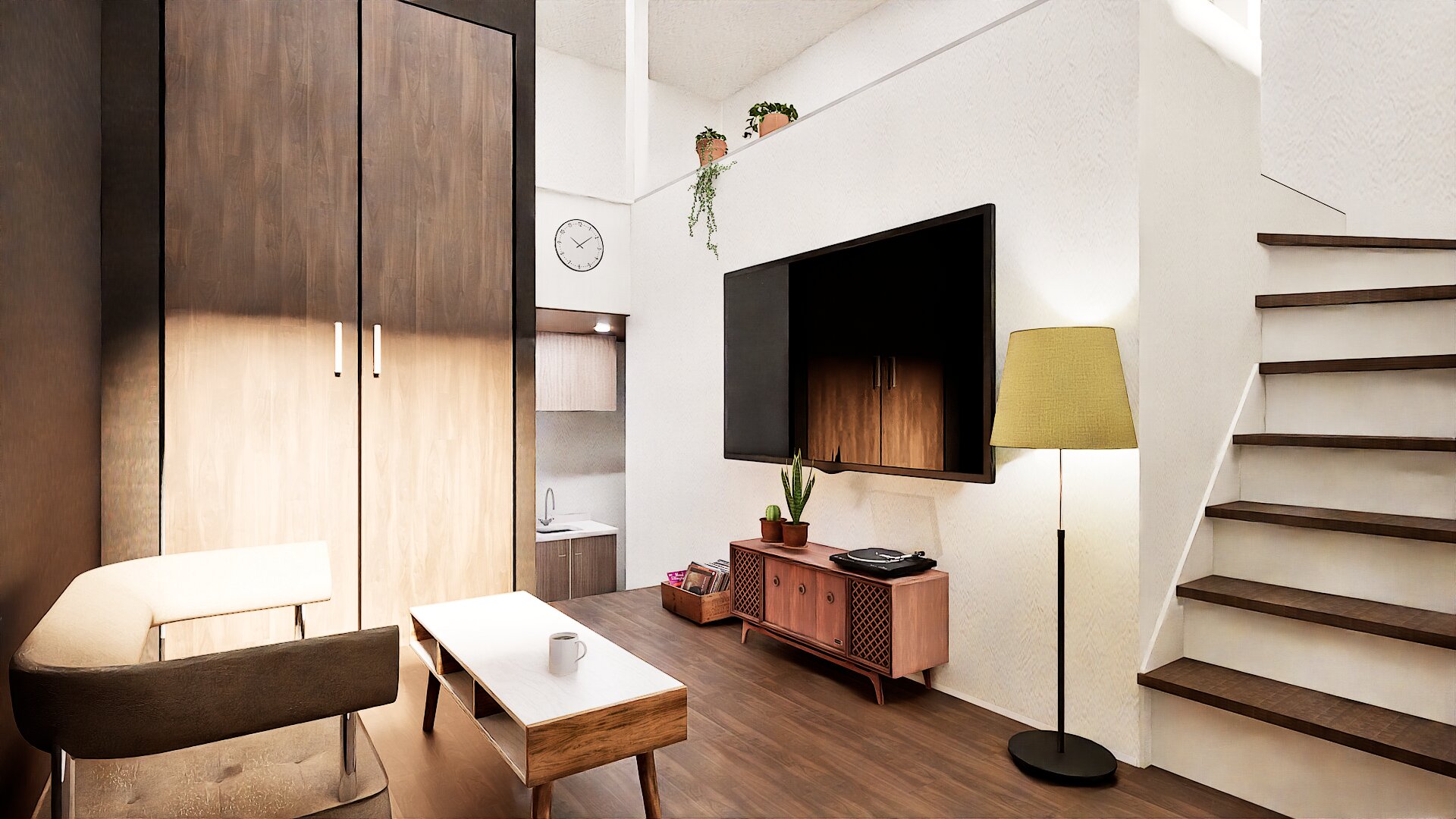 森林黑暗的室內圖像