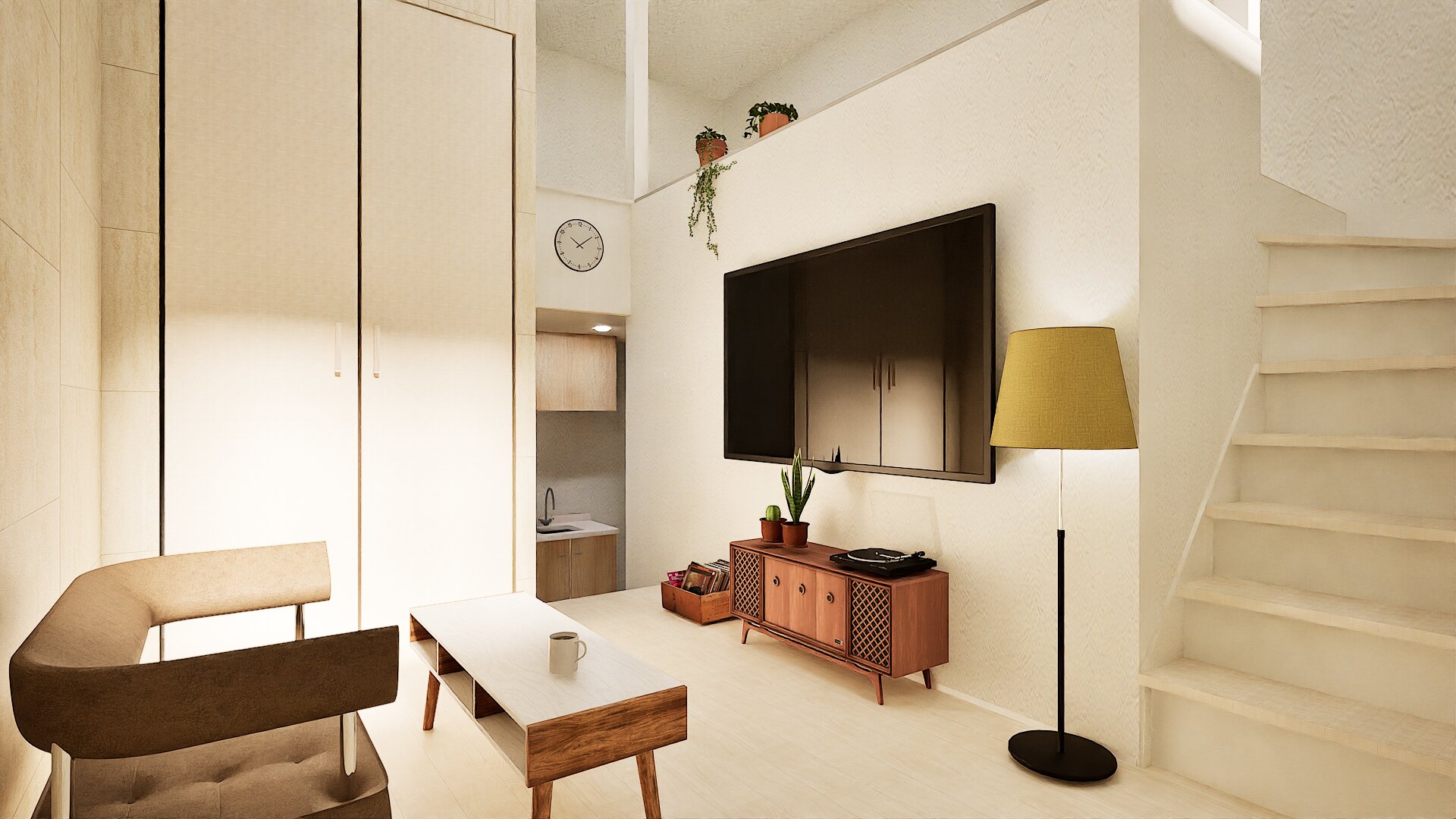 純自然的室內影像