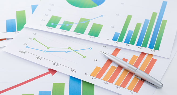 グラフのイメージ写真